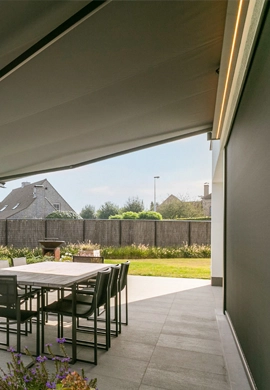 Zonnescherm plaatser screen Wilms